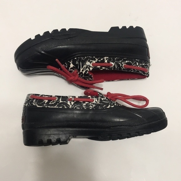 𝅺Sperry Women’s Duck Low Cut Rubber Rain Shoes 6 - Picture 8 of 12